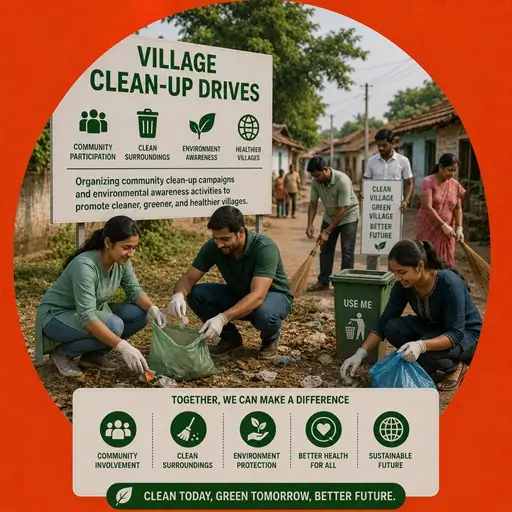 Village Clean-up Drives Village Clean-up Drives